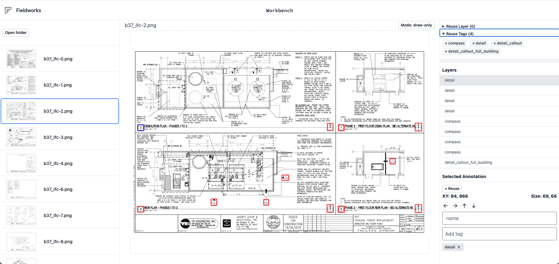 Fieldworks workbench tool